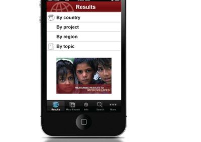 World Bank Results iOS app